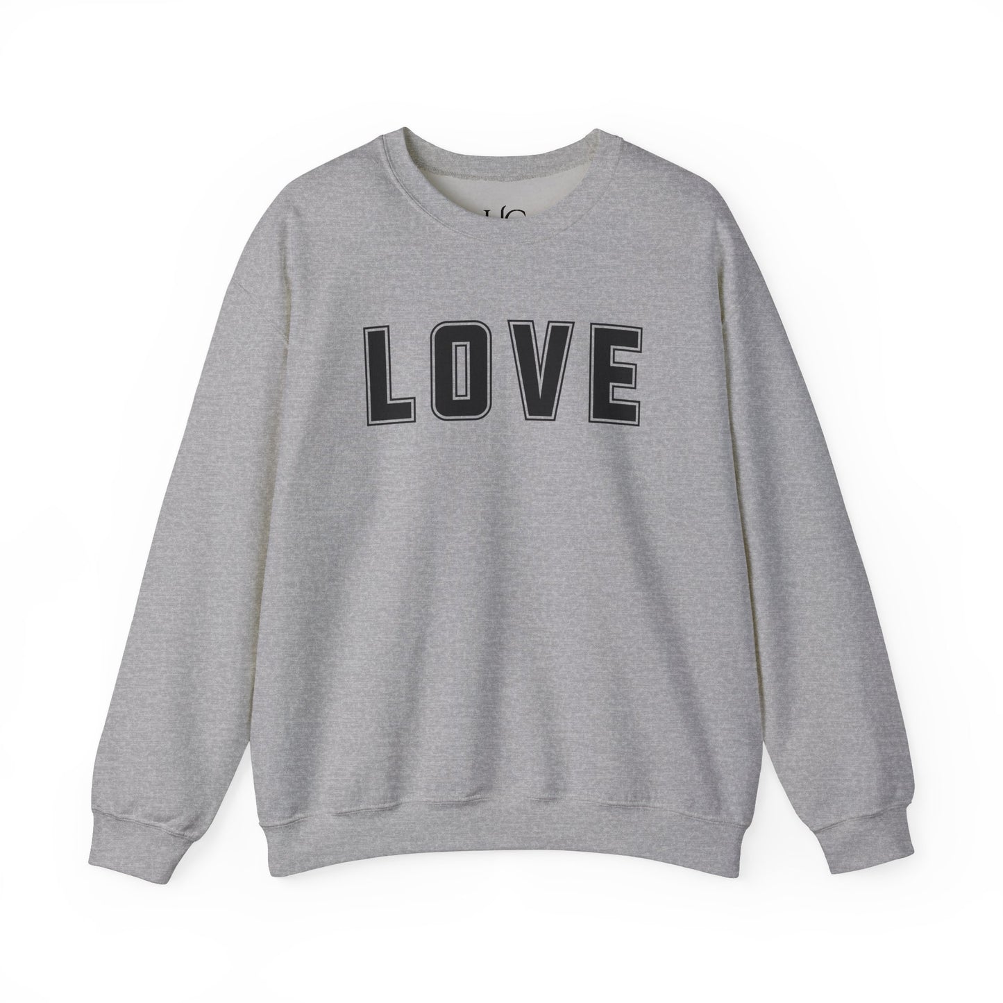 Love Unisex Sweatshirt - Bold Collegiate Font - Amazing Colors