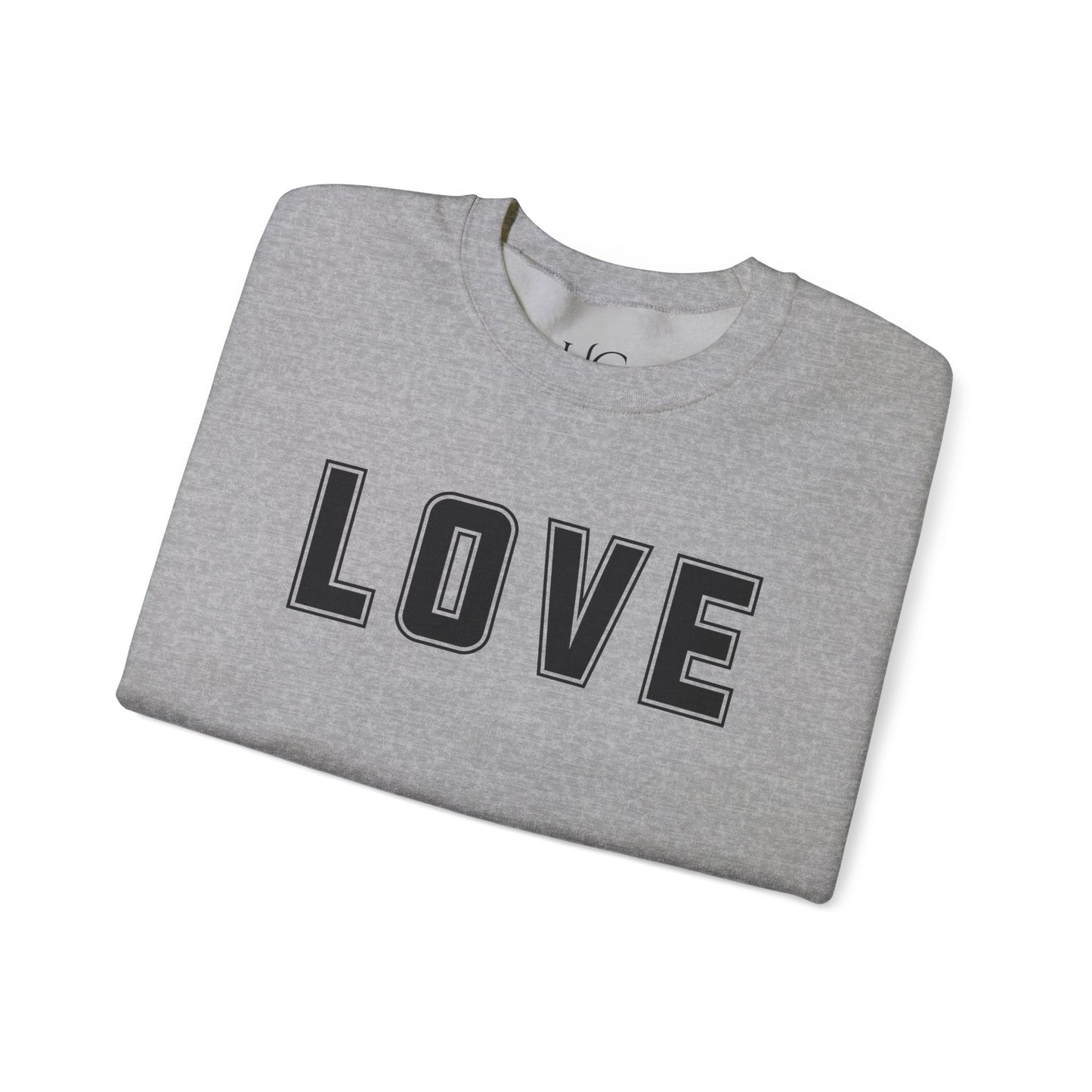 Love Unisex Sweatshirt - Bold Collegiate Font - Amazing Colors
