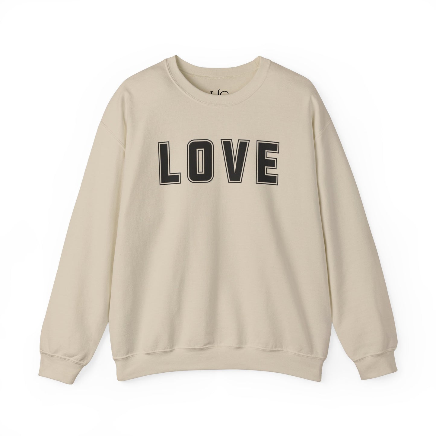 Love Unisex Sweatshirt - Bold Collegiate Font - Amazing Colors