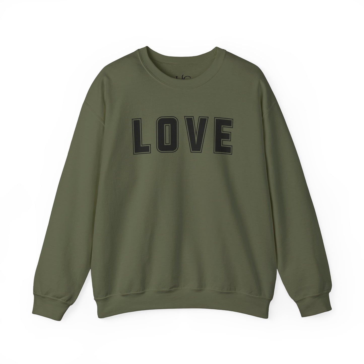 Love Unisex Sweatshirt - Bold Collegiate Font - Amazing Colors