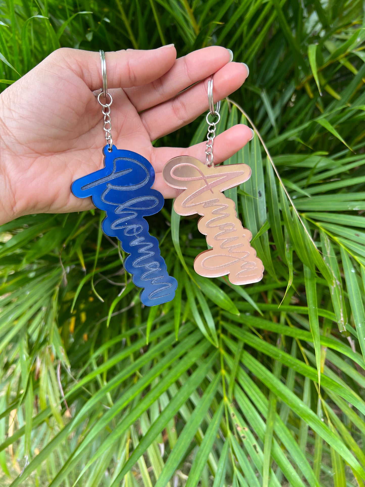Personalized Acrylic Name Keychain