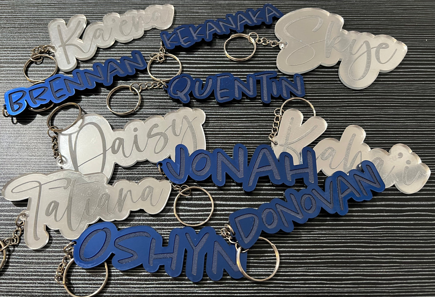 Personalized Acrylic Name Keychain
