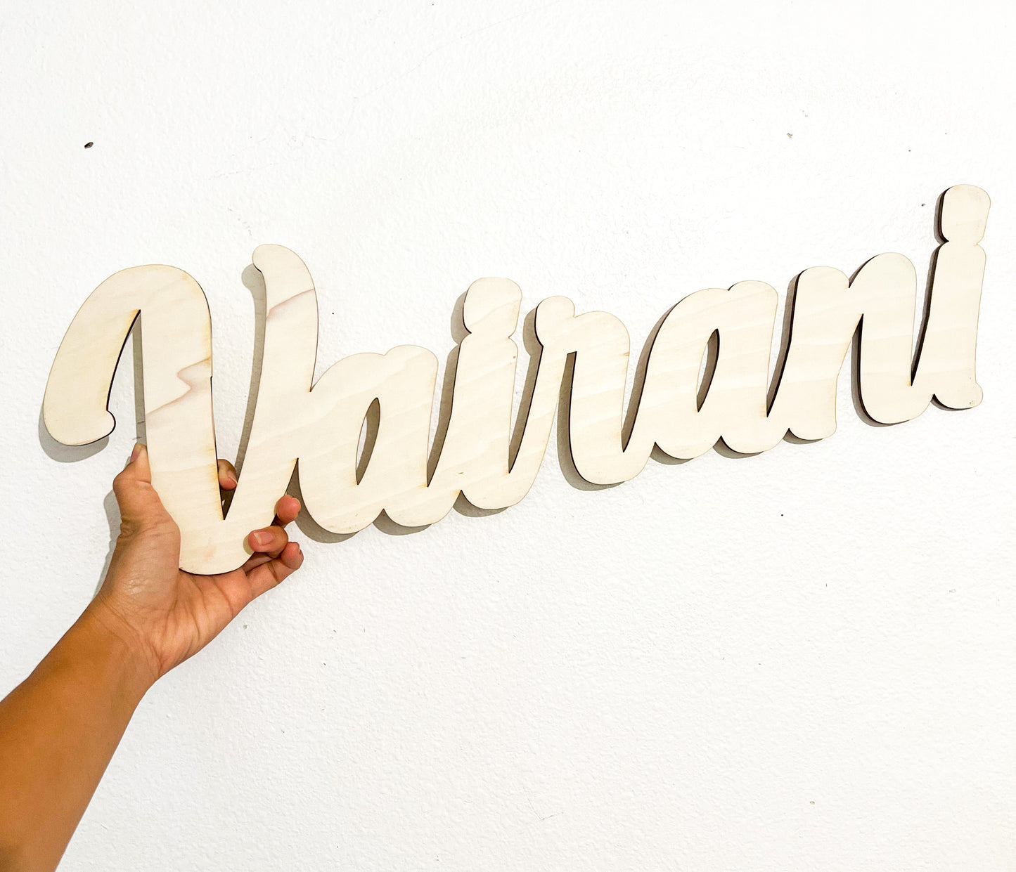 Single Layer Name Cutout