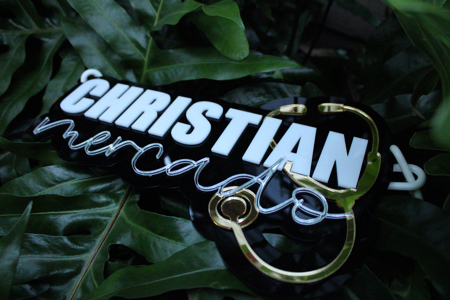 Custom Acrylic Jumbo Name Chain – Oversized Personalized Necklace
