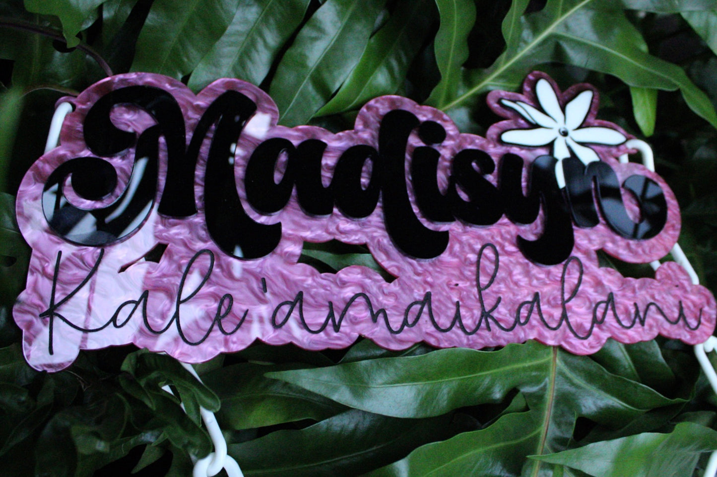 Custom Acrylic Jumbo Name Chain – Oversized Personalized Necklace